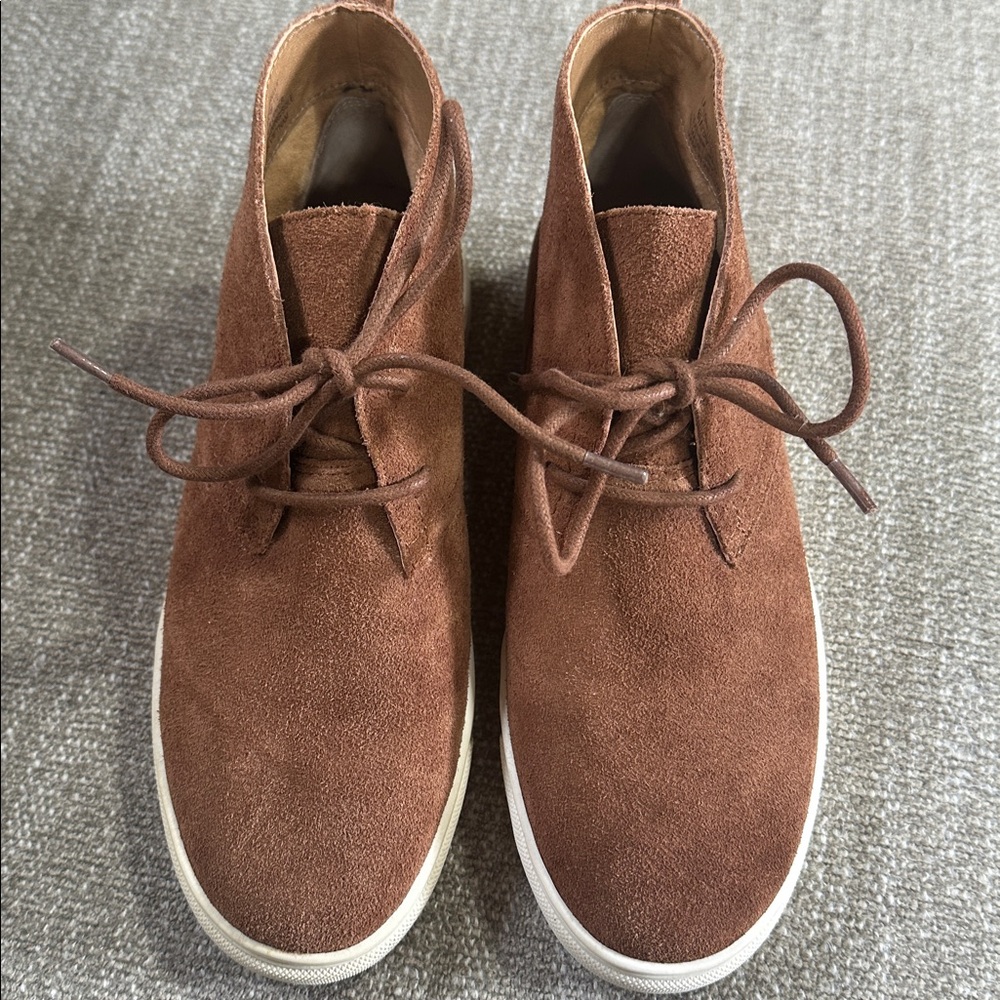 Lucky Brand Lorelle Suede leather sneakers women’s size 6M
